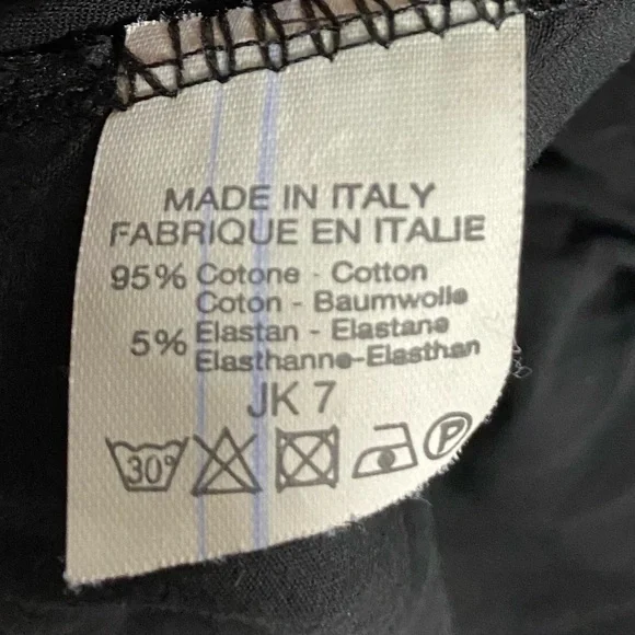 Brandy Melville Off Shoulder Black Crop Top Women's One Size 3/4 Sleeve - Picture 8 of 9